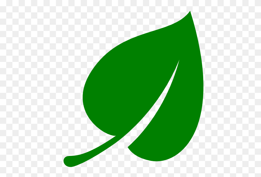 512x512 Значок Зеленый Лист - Логотип Лист Png