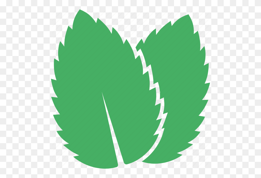 512x512 Green, Leaf, Leaves, Mentha, Mint, Peppermint, Spearmint Icon - Mint Leaf PNG