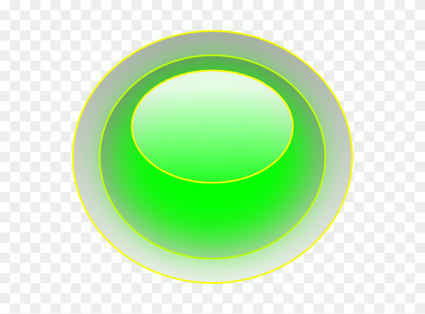 600x561 Green Led On Condition Png, Clip Art For Web - Green Circle Clipart