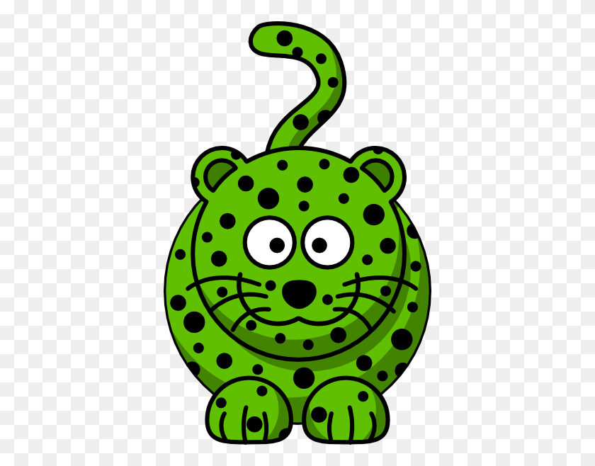 378x598 Зеленый Леопард Клипарт - Леопард Png