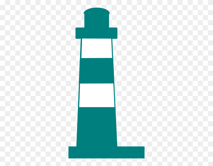 300x597 Green Lighthouse Clip Art - Lighthouse Clipart Free