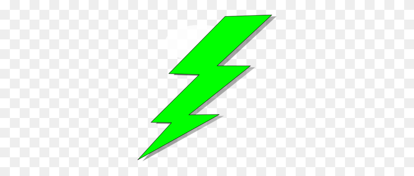 282x298 Green Lightning Bolt Clipart Clip Art Images - Lightning Bolt PNG