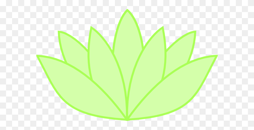 600x371 Green Lotus Png, Clip Art For Web - Green Grass Clipart
