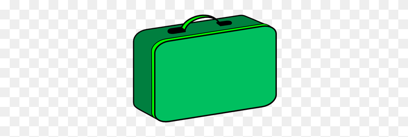 300x222 Green Lunchbox Png Clip Arts For Web - Lunch Box PNG
