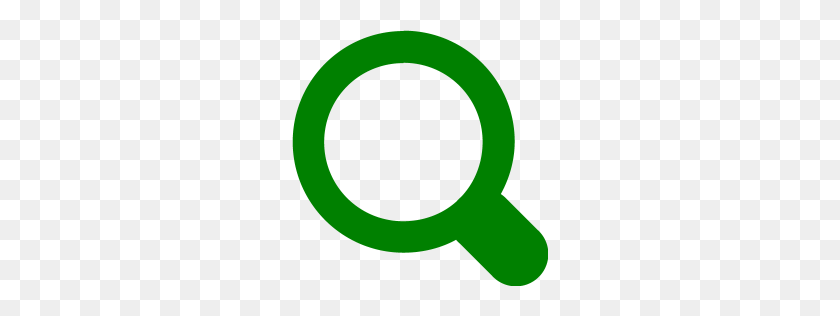 256x256 Green Magnifying Glass Icon - Magnifying Glass Icon PNG