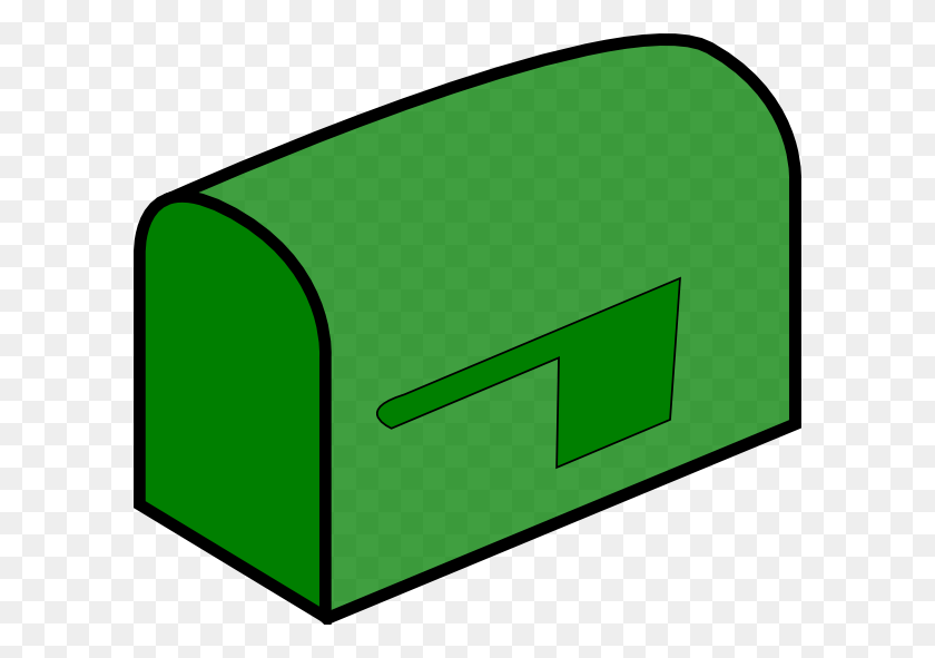 600x531 Green Mailbox Clip Art At Vector Clip Art - Free Mailbox Clipart