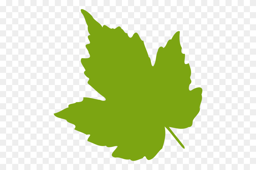 488x500 Green Maple Leaf Vector Image - Leaf Vector PNG