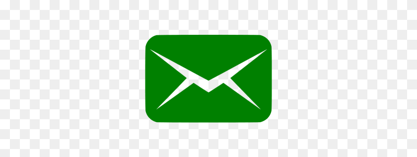 256x256 Green Message Icon - Message Icon PNG