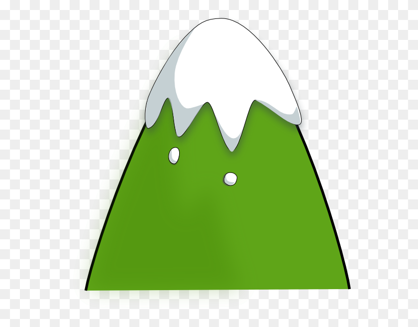 570x596 Green Mountain Clip Art - Mountain Clipart PNG