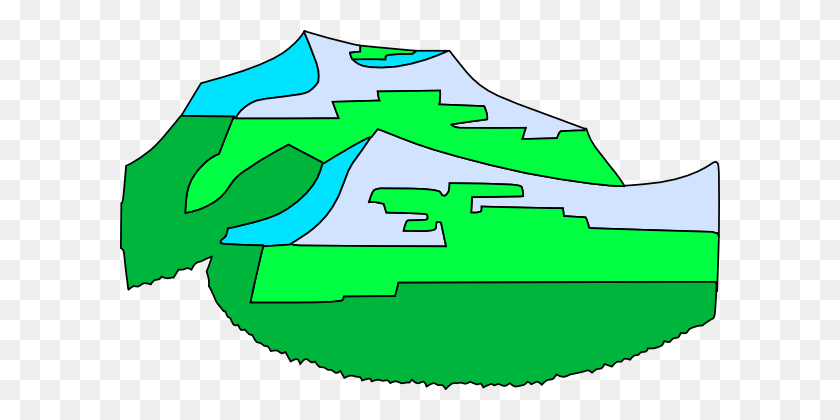 600x360 Green Mountains Clip Art Free Vector - Mountain Background Clipart