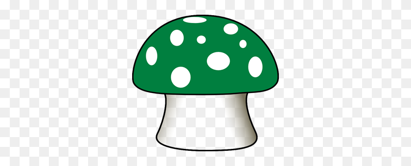 300x279 Green Mushroom Png Clip Arts For Web - Mushroom PNG