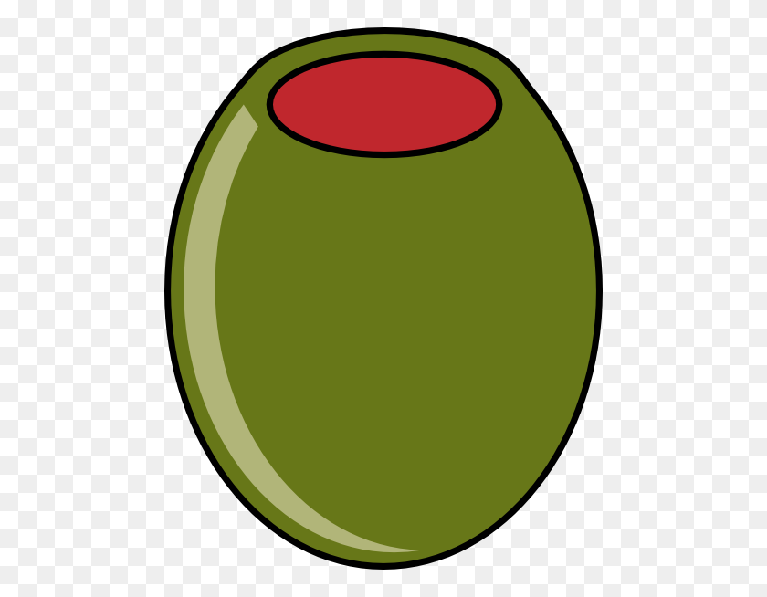 480x594 Green Olive Clip Art - Avocado Clipart