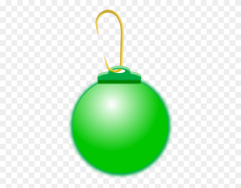 372x594 Green Ornament Clip Art - Ornament Clipart