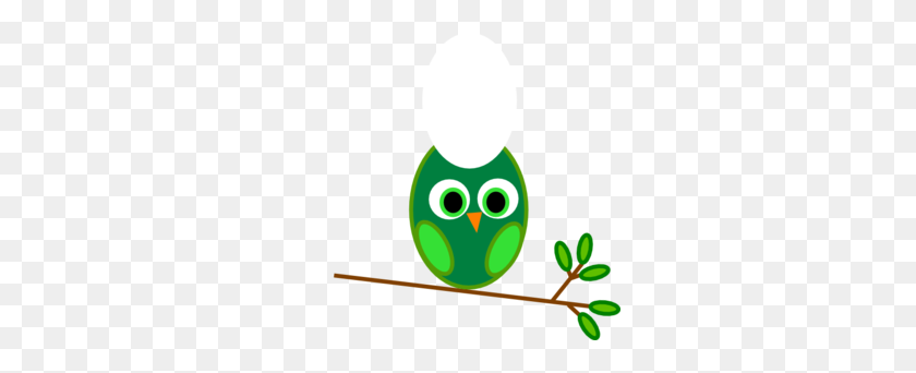 298x282 Green Owl Branch Clip Art - Olive Tree Clipart