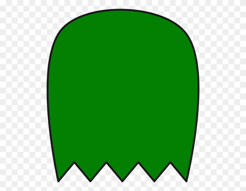 522x594 Green Pacman Ghost Clip Art - Ghost Clipart Images
