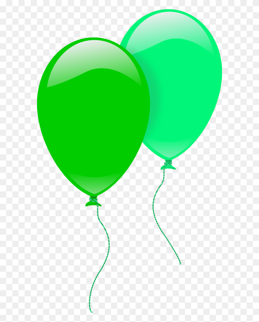 600x983 Green Party Cliparts - Green Balloon Clipart