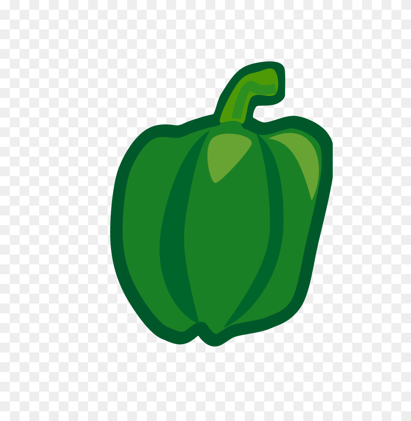 521x800 Green Pepper Vegetables Vegetables, Clip Art - Vegetable Garden Clipart