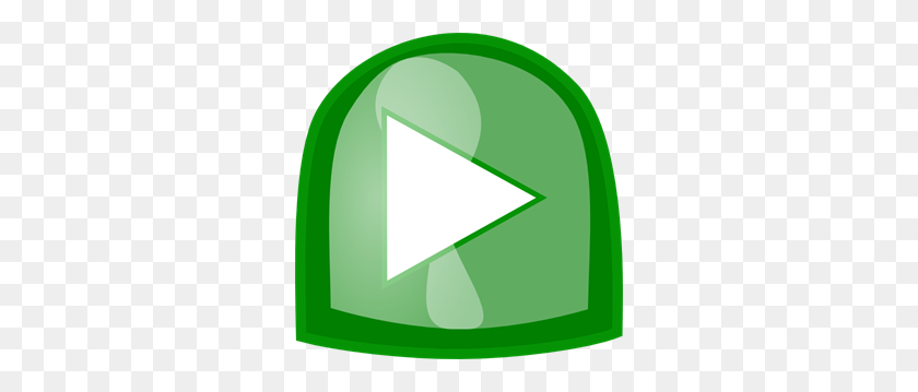 300x299 Green Play Button Png Clip Arts For Web - Play Button PNG