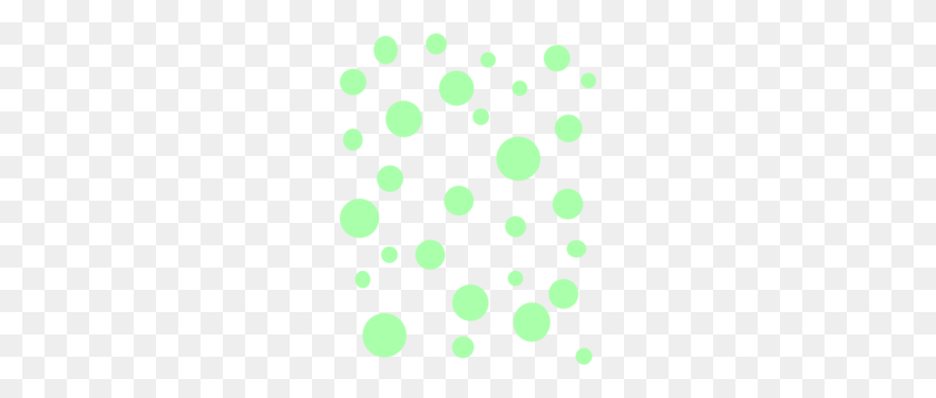 230x297 Green Polka Dots Clip Art - Polka Dot Pattern PNG