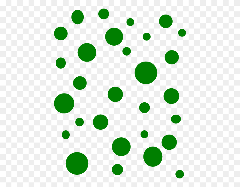462x596 Green Polka Dots Png Clip Arts For Web - Polka Dots PNG