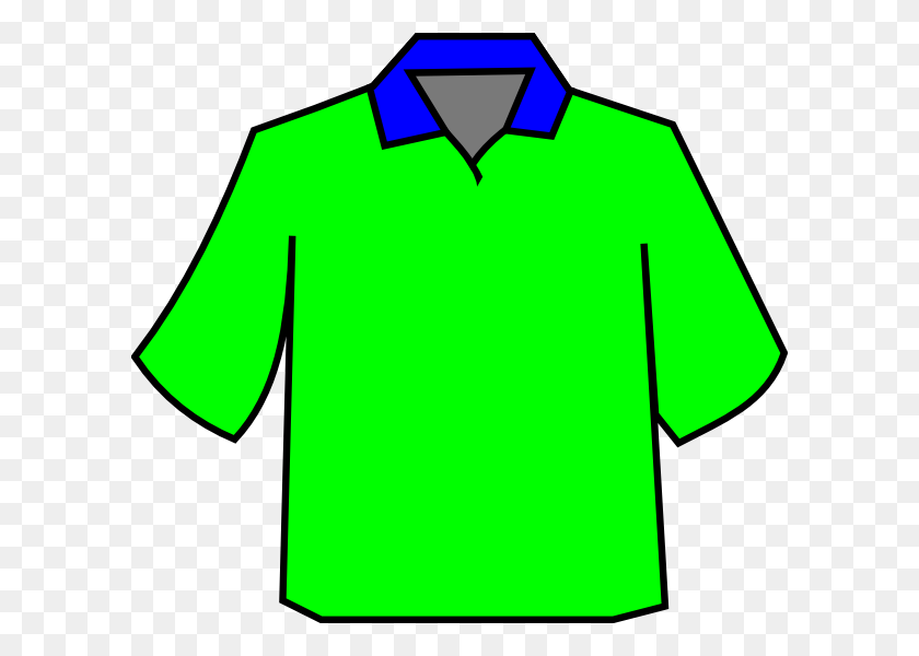 600x540 Green Polo Clip Arts Download - Polo Shirt Clipart