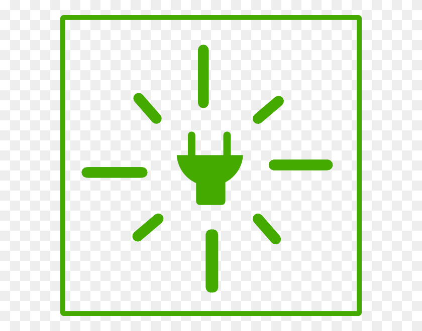 600x600 Green Power Icon Clip Art - Potential Energy Clipart