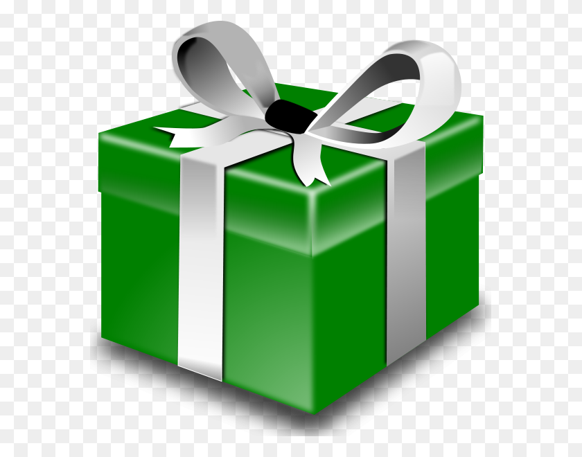 579x600 Зеленый Подарок Png Клипарт Для Интернета - Подарок Png