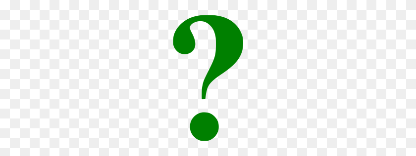 256x256 Green Question Mark Icon - Question Marks PNG