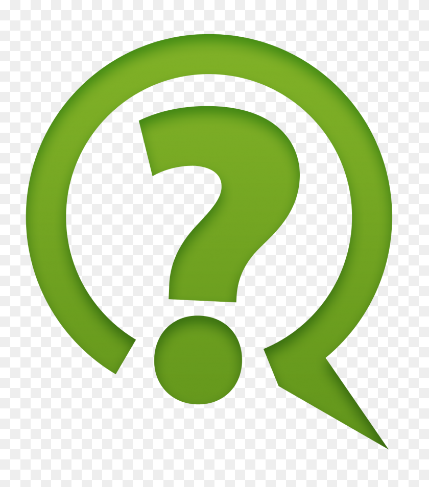 1252x1436 Green Question Mark Icon Png Clipart - Question Mark Icon PNG