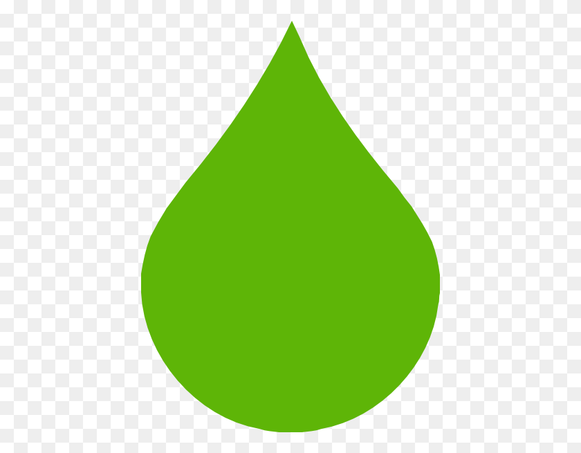 432x595 Green Raindrop Png Clip Arts For Web - Rain Drop Clipart