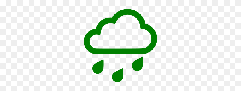 256x256 Green Ran - Rain Gif PNG