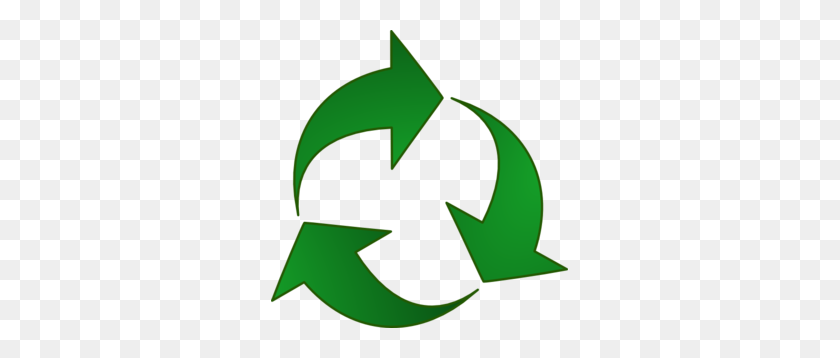 297x298 Green Recycle Arrows Clip Art - Recycle Clipart