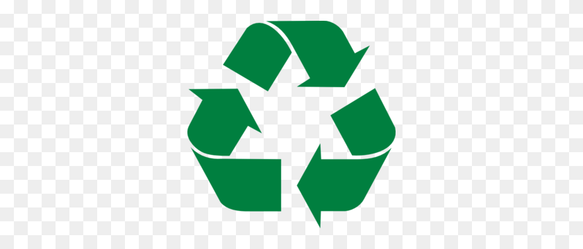 300x300 Green Recycling Symbol Clip Art - Eco Friendly Clipart