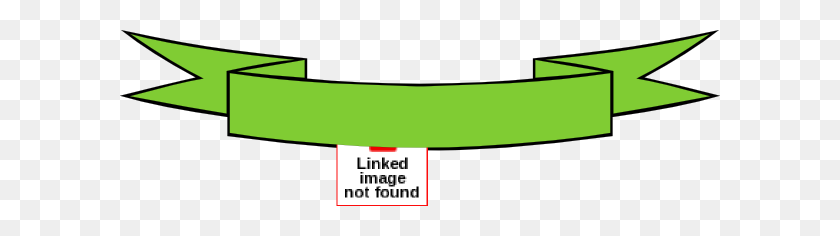 600x176 Зеленая Лента Баннер Png Клипарт Для Интернета - Баннер Лента Png