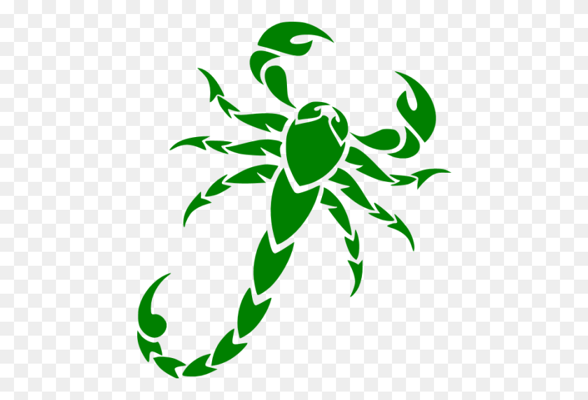 512x512 Значок Зеленый Скорпион - Скорпион Png