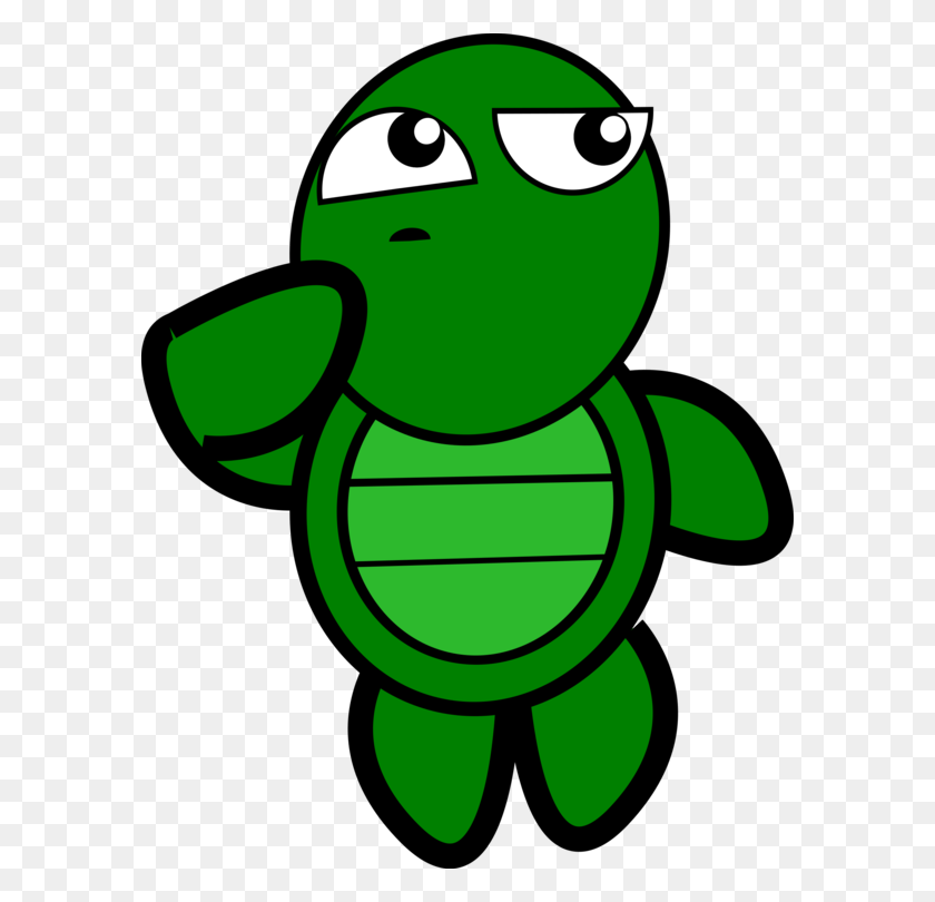 586x750 Green Sea Turtle Reptile Tortoise - Tortoise Clipart