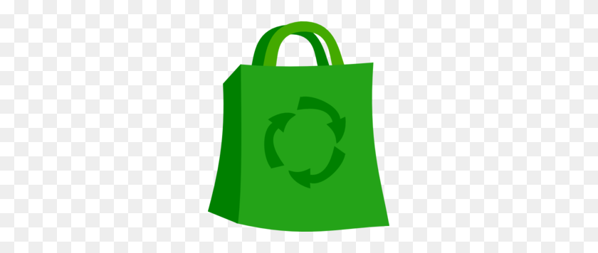 255x296 Green Shopping Bag Clip Art - Recycle Logo Clipart