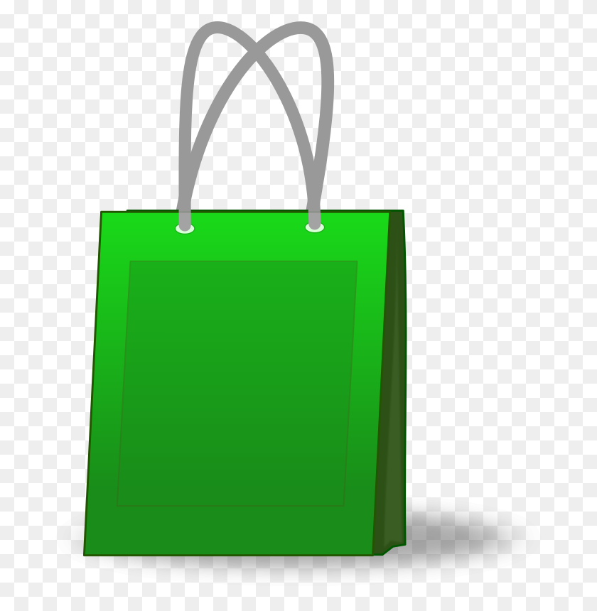 716x800 Green Shopping Bag Clip Art Png - Shopping Bag PNG