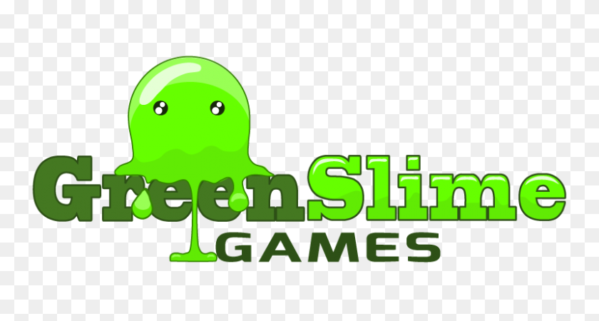 800x400 Green Slime Games - Green Slime PNG