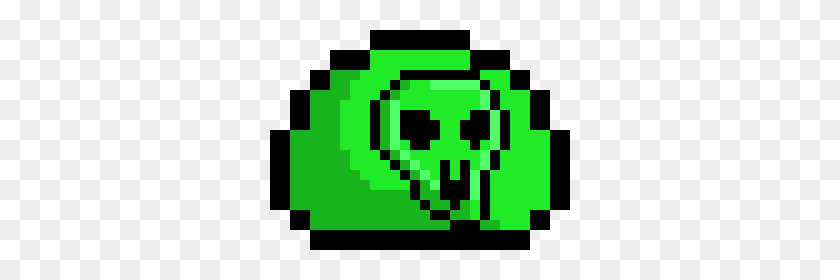 300x220 Green Slime Zombie Pixel Art Maker - Зеленая Слизь Png