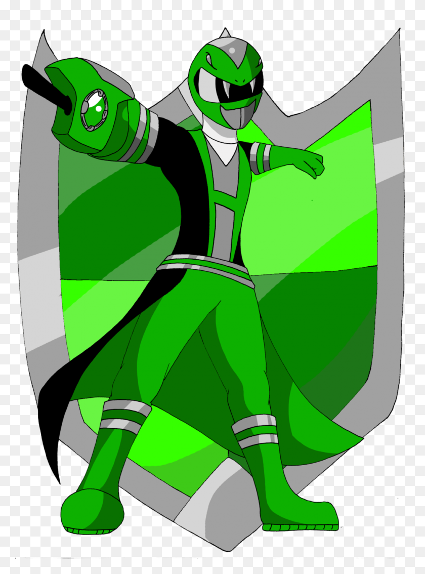 1024x1410 Green Slytherin Ranger - Slytherin PNG
