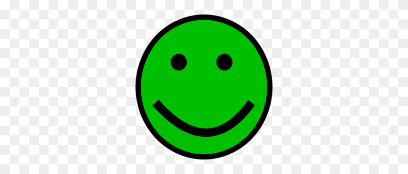 282x300 Green Smiley Face Clip Art - Smiley Face Clip Art