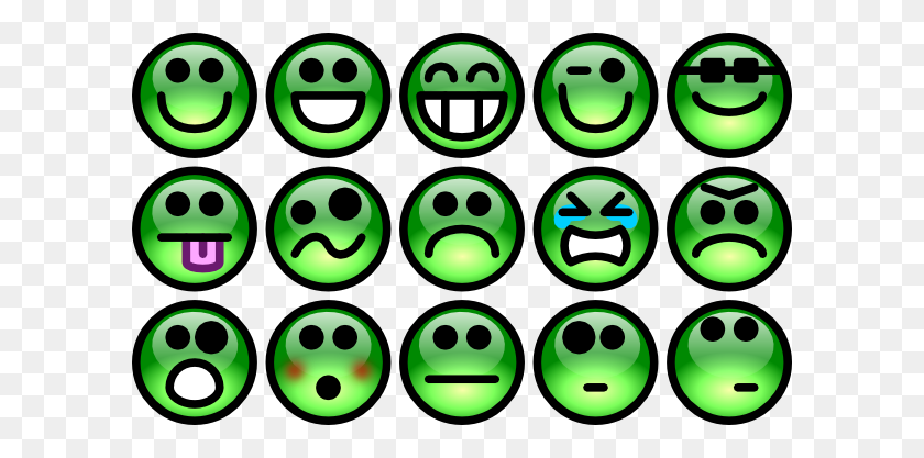 Green Smiley Face Clip Art Emotions Emotions Clipart Stunning Free