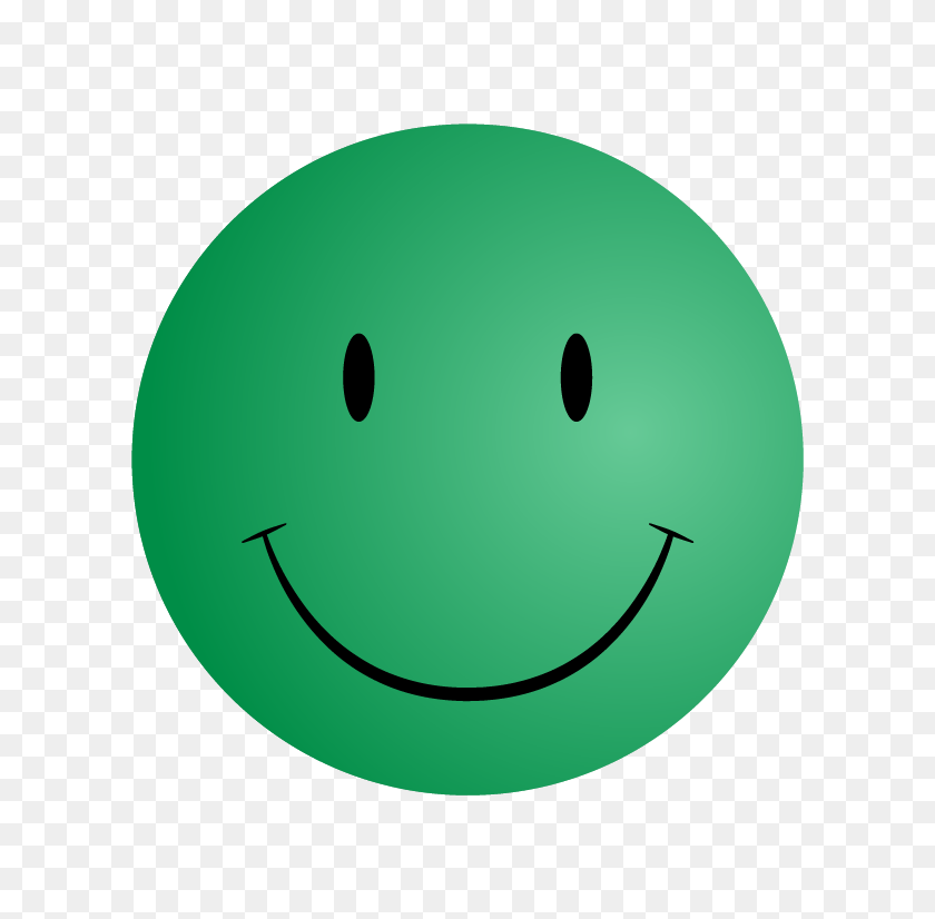 766x766 Green Smiley Face Png - Happy Face PNG