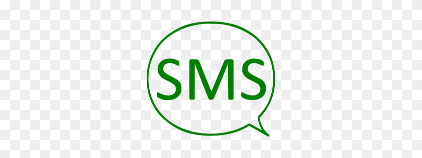 256x256 Green Sms Icon - Sms Icon PNG