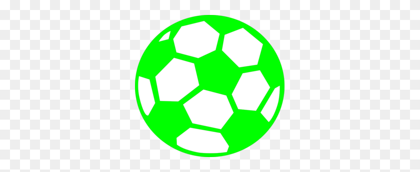 299x285 Green Soccer Ball Clip Art - Soccer Team Clipart