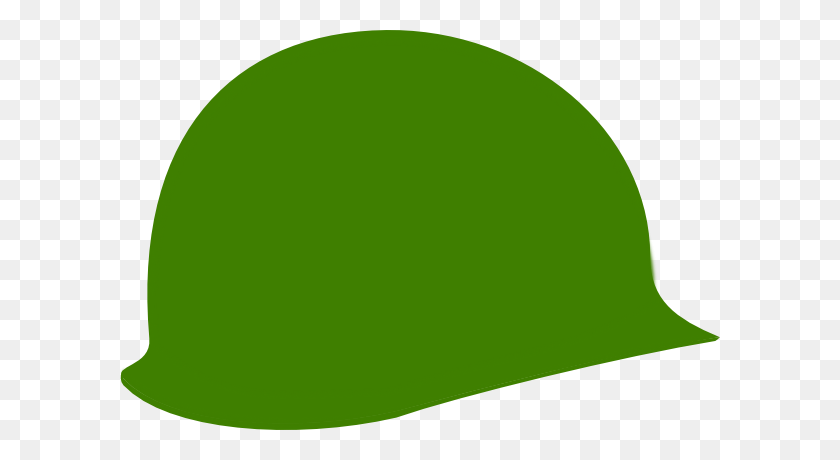 600x400 Green Soldier Helmet Clip Art - Motorcycle Helmet Clipart