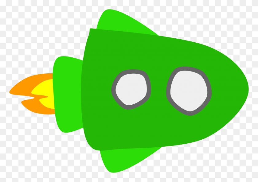 2289x1566 Green Spaceship Icons Png - Spaceship PNG