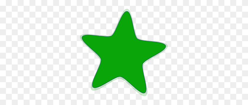 297x298 Green Star Clip Art - Cute Star Clipart
