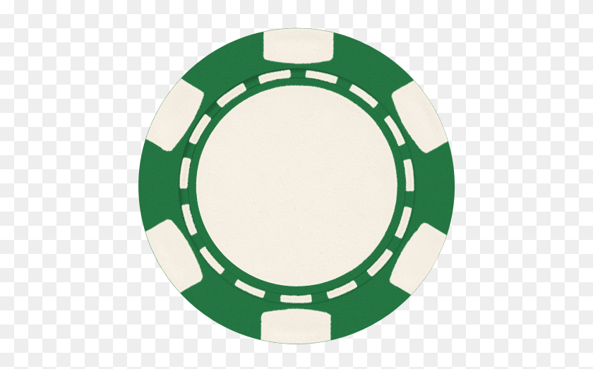 464x463 Покерные Фишки С Зеленой Полосой Gram Abs - Клипарт Фишек Для Покера
